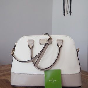 Kate Spade Wellesley Rachelle Bag Cream and Beige